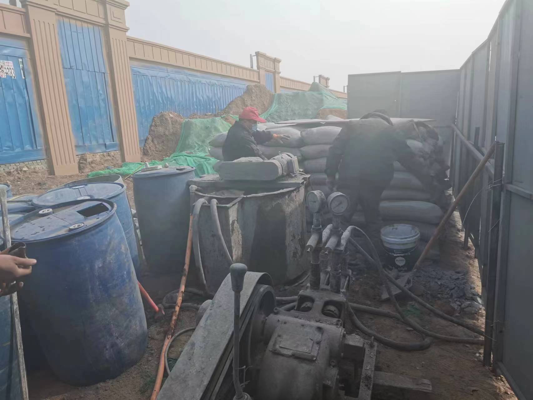 岳麓地基沉降注浆加固